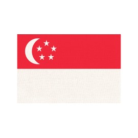 Singapore Country Flag | Double Stitched National Flag of Singapore Use for Indoor-Outdoor Purpose | Lightweight, Bright & Vivid Colors, Flag of Singapore