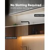 Shine Decor Under Cabinet Lighting Strip, Free Cuttable LED Silicone