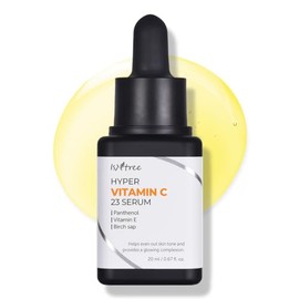 ISNTREE Suero Facial Hyper Vitamin C 23 - Serum Coreano con 23% Vitamina C Pura, Vitamina E, Pantenol y Savia de Abedul, Textura Ligera, 20 ml