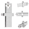 Silver Leather Border Cutter Manual Leather Craft Carving Positioning Swivel