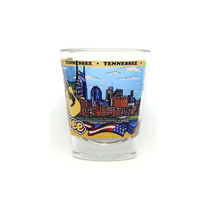 Tennessee State Wraparound Shot Glass