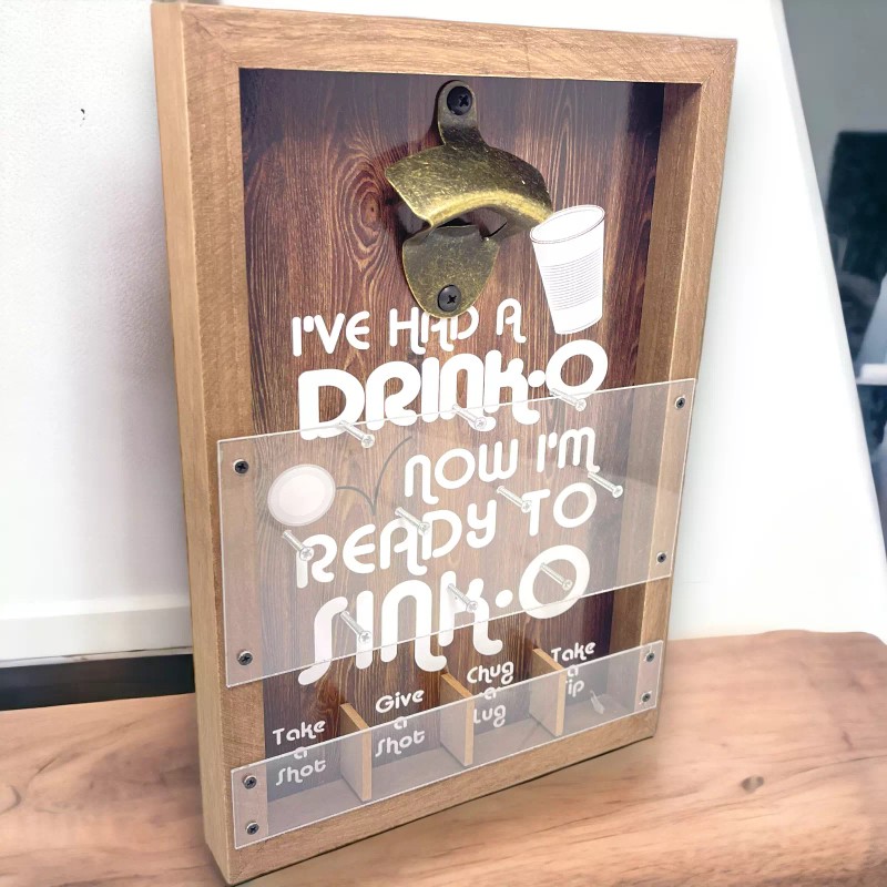 Sign Of The Times Drinko Plinko Ready To Sinko Wall