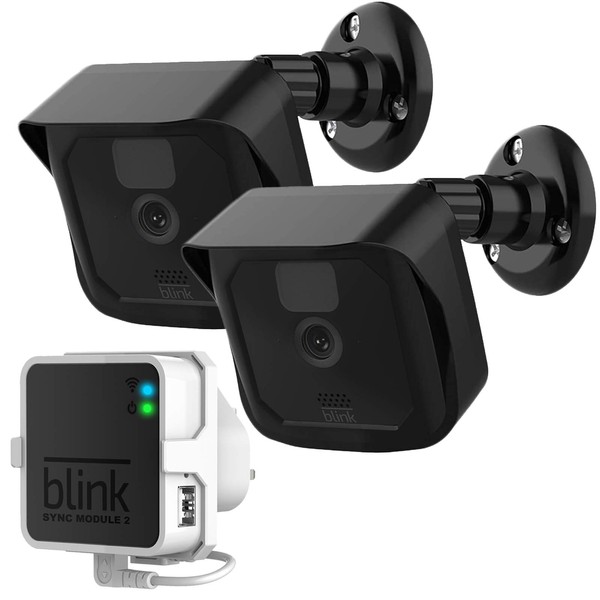 Blink Camera Mount, 2 Pack Plastic Cover/Bracket with Blink Sync
