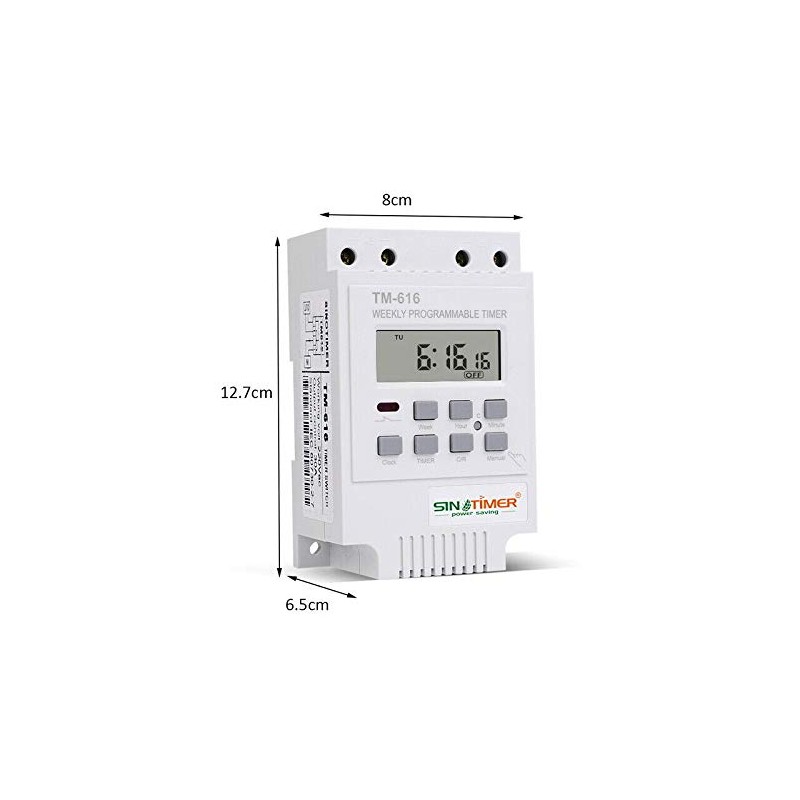 Vogueing Tool TM616 Digital Electric Timer with LCD Display, Programmable