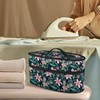 Rchsmod Lily Flower Leaf Print Portable Steam Iron Case Travel
