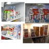 Drink Organizer for Fridge-White Automatic Pusher Glide,12oz 16oz 20oz-Soda Dispenser