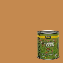 Rodda Paint CASCADIA ZERO Interior Satin Paint & Primer in One, Quart, Butterscotch Glaze