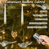 JOIONE Christmas Tree Candles with Remote Timer, 6 Pack Flameless