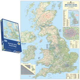 British Isles Road Map Jigsaw Puzzle 1000pc