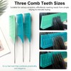 Zoolinn Premium Highlighting Comb Set – 3 Sizes - Blue