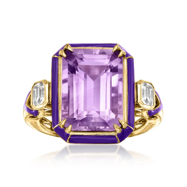 Ross-Simons 7.25 Carat Amethyst and .60 ct. t.w. White Topaz