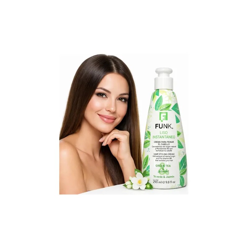 Crema De Peinar Funk Liso Instantaneo Con Provitaminas B5