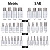 Mayouko 33PCS Master Hex Allen Bit Socket Set, S2 &