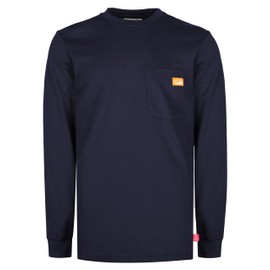Titicaca FR Shirts Flame Resistant T Shirts 100% Cotton Men's Pre-Washed Navy Fire Retardant T-Shirts