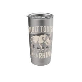 Rhino Build Tough Like A Rhino Animal Stainless Steel Insulated Tumbler