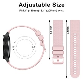 Oumida Bracelet for Garmin Venu Sq Music Bracelet for Men and Women, Adjustable Classic Sports Replacement Strap with Garmin Venu Sq 2 Music/Venu Sq 2/Venu Sq/Venu 2/Venu 2 Plus