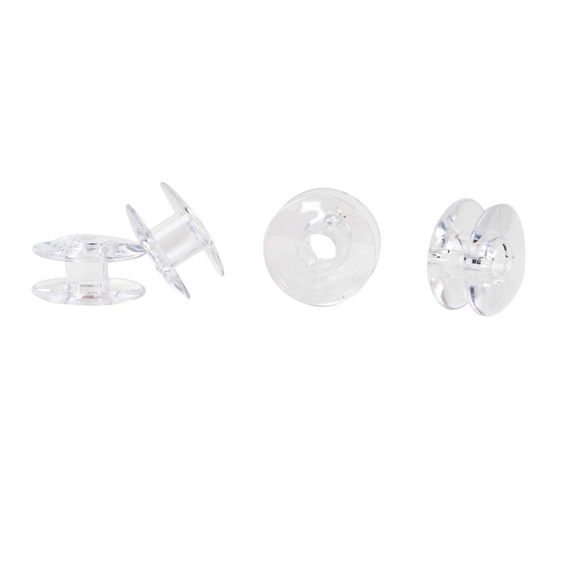 SINGER Bobbins Class 66 Transparent Plastic Bobbins – Replacement Bobbins