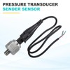 sourcing map Pressure Transducer Sender Sensor with Connector, 1/8" NPT