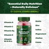 Multivitamin Gummies with Vitamin A,B,C,D,E, B6 B12, Biotin, Zinc |