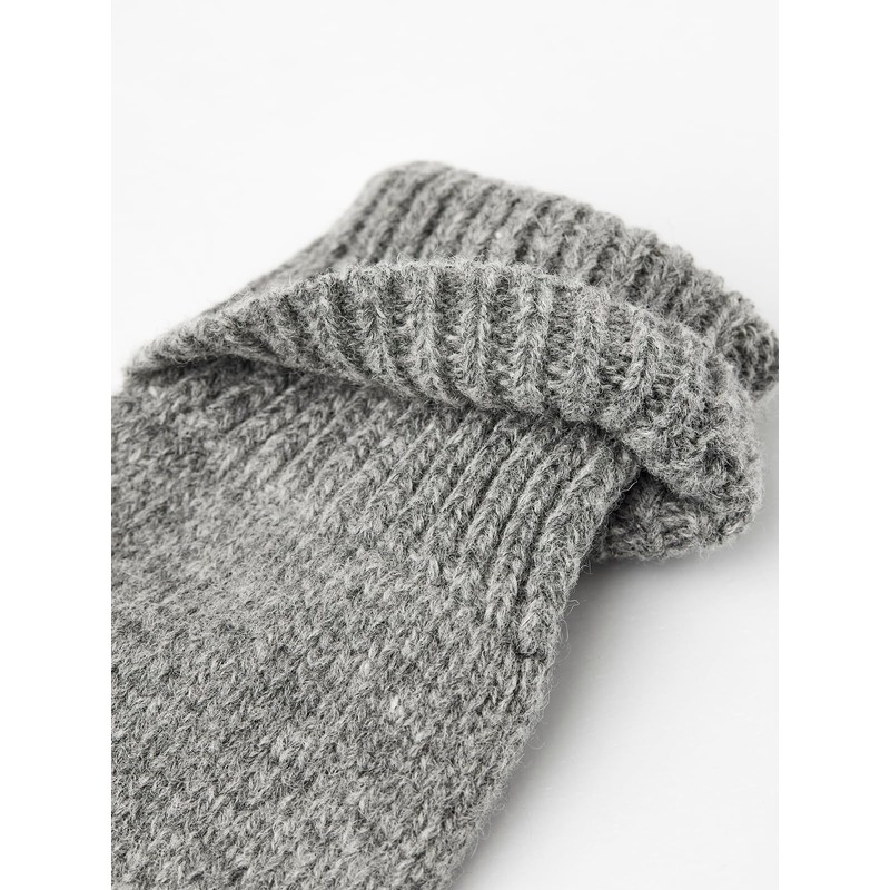 Hestra Basic Wool Half Finger Glove - Grey | 6
