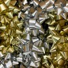 Kissymix 5cm Medium Metallic Bows Set of 80 Gold &