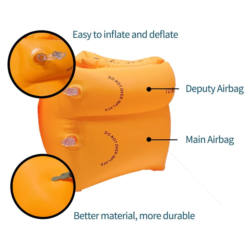 2 Pack Arm Floaties for Adults,Toddler Floatie for Pool,Inflatable Floatie