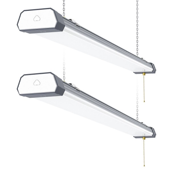 KUKUPPO 100W 2 Pack LED Shop Light Fixture For Office