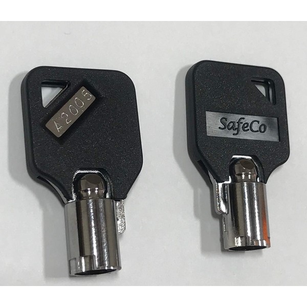 2-Keys for Milwaukee & Steel Glide Tool Box Chest Key Code Series A2001 Thru A2020 (A2001)
