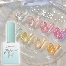 Yogurt gel music box 8 types of individual items Glitter gel / 요거트젤 오르골 8종 단품 글리터젤