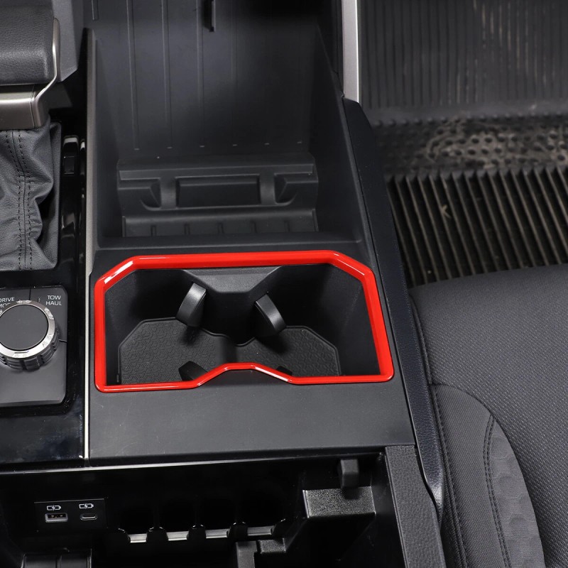 CSKT2022 Fits Toyota Tundra SR5 2022-2025 Center Console Red Cup