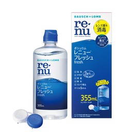 Bausch & Lomb Renu Fresh 12.8 fl oz (355 ml) Contact Cleaning Solution Protein Removal