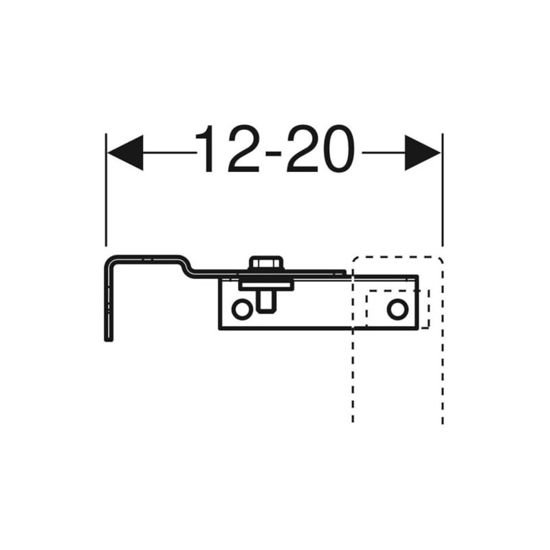 Geberit Duofix Pur 111.839 111839001 Construction Set for Wall Mounts