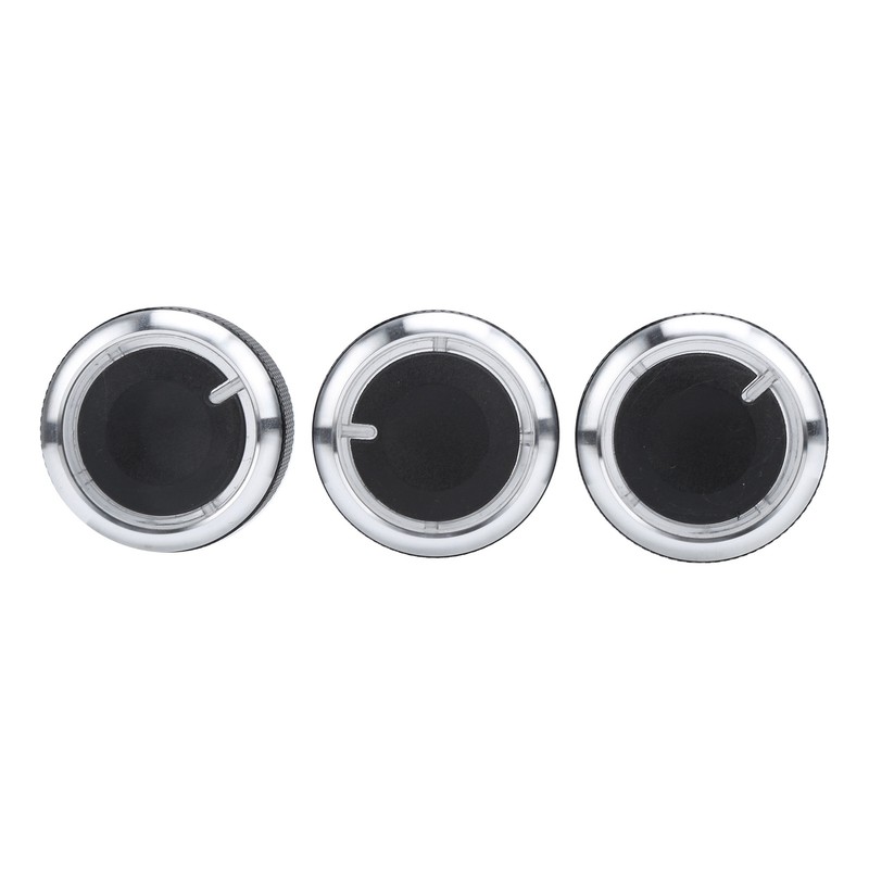 3PCS Car Air Condition Switch Thermal Controller Knob Replacement for