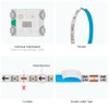 SEZO WS2812B IC RGB LED Strip 160 Pixels/m 2.7mm Width