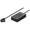Wentronic 50371-GB 3 Way Scart Splitter with 0.4m Connection Cable