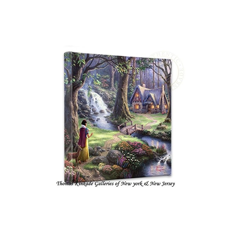 Thomas Kinkade Snow White Discovers Gallery Wrap Canvas