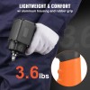 3/8 Inch Drive Lightweight Pneumatic Impact Wrench 690ft Lbs Nut