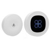 Wireless Doorbell Self Powered 1 Receiver 2 Push Button Battery