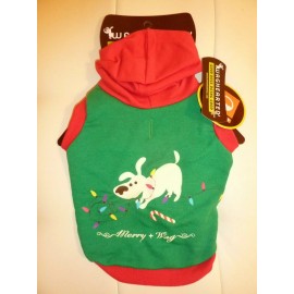 WAGHEARTED BRAND NEW WITH TAGS! DOG'S HOLIDAY HOODIE BY WAGHEARTED -- Sz..S - HIGH QUALITY!