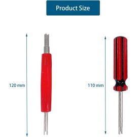 ‎ZUFECY Tire Valve Stem Removal Tool 6 Pack Valve Core Remover Tool, Dual Single