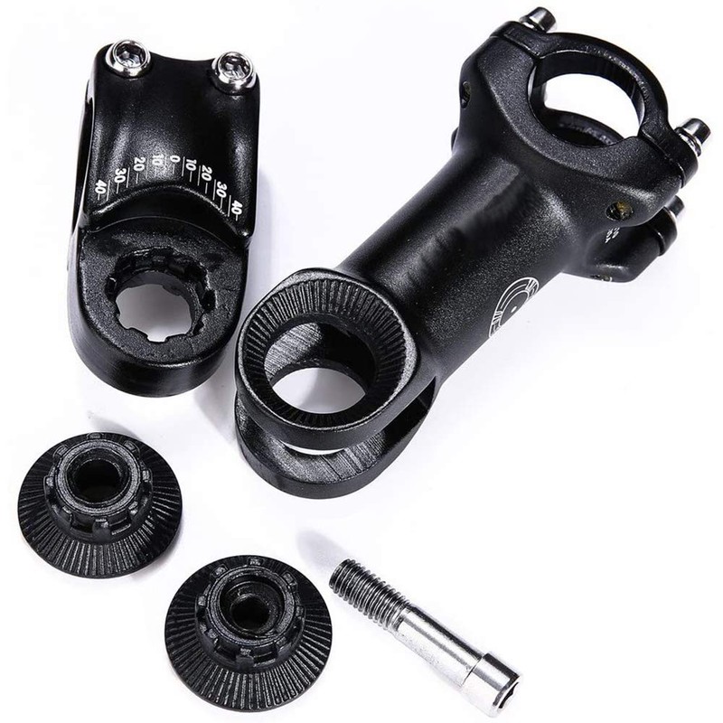 ANCLLO Adjustable Bike Stem ±60 degree 25.4mm Adjustable Mountain Bike