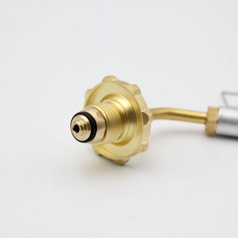 Brass 3 in 1 Propane Refill Adapter|MAPP,Butane Butane and Isobutane