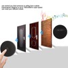 Black Wireless Doorbell Self Powered Waterproof Door Bell with 58
