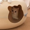 Cat Tunnel Bed with 2 Ventilated Windows Removable Washable Felt