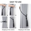 Pretty Jolly 2 Pack Long Tassel Curtain Tiebacks Handmade Braided