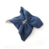 VINGTAINE HS-220-NY- Reversible Square Scrunchie Scrunchie Adult Square Reversible 2-Way
