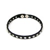 Leather Rhinestone Choker (Large)