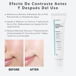 2PCS Youthful Formula Ultimate Moisturizing Cream,Crema Coreana Original Hidratación Profunda y Reparación, Cream Korean, Crema Hidratante Facial para Pieles Secas, Opacas y Desiguales