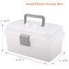 BangQiao Multipurpose Plastic Storage Container Box with Handle and Latch