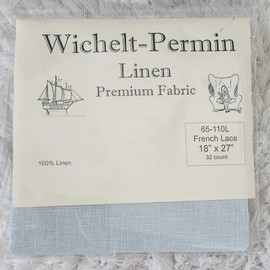 Wichelt Permin Wichelt Imports Premium Linen Cross Stitch Fabric 18'' x 27'' French Lace 32 Count